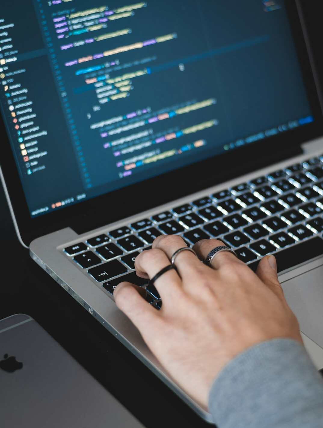 programmer working on insurance code