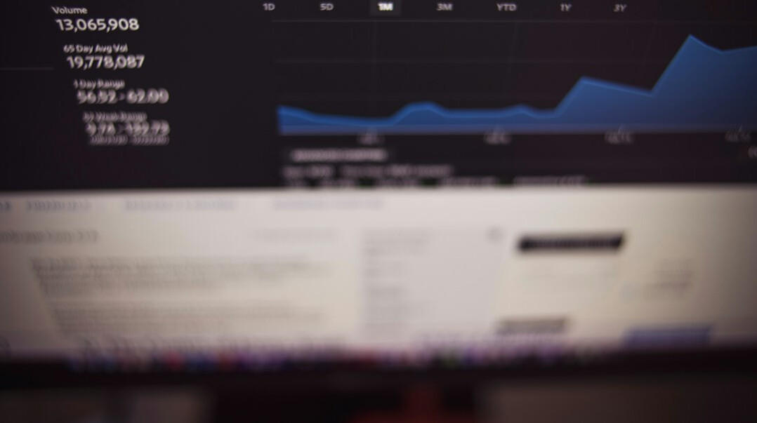 data visualization on screen